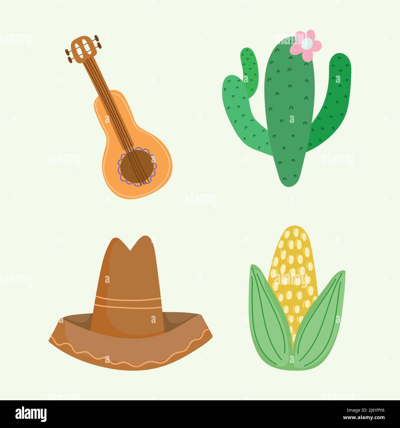 Festa Junina icons Stock Vector