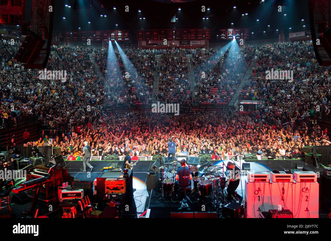 May 3, 2022, San Diego, California, USA The rock band Pearl Jam