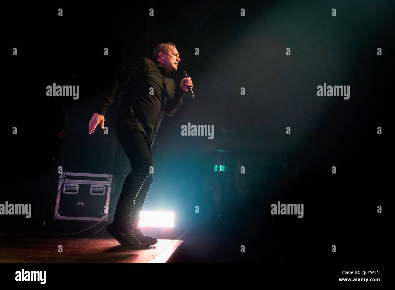 Andy McCluskey of English band Orchestral Manoeuvres in the Dark (OMD