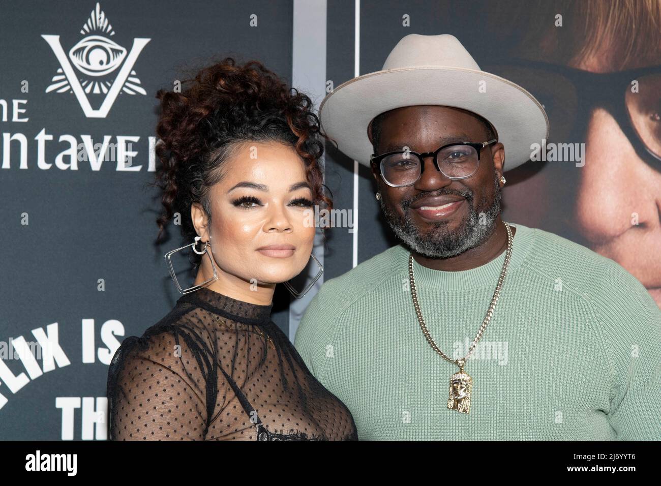 Los Angeles, USA. 04th May, 2022. Lil Rel Howery with wife Verina