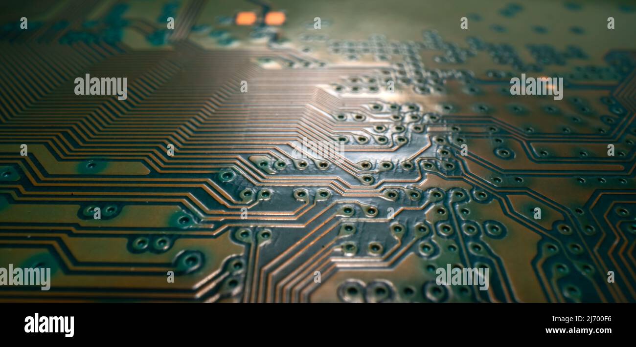 Technology background with circuit board. Electronic computer hardware ...