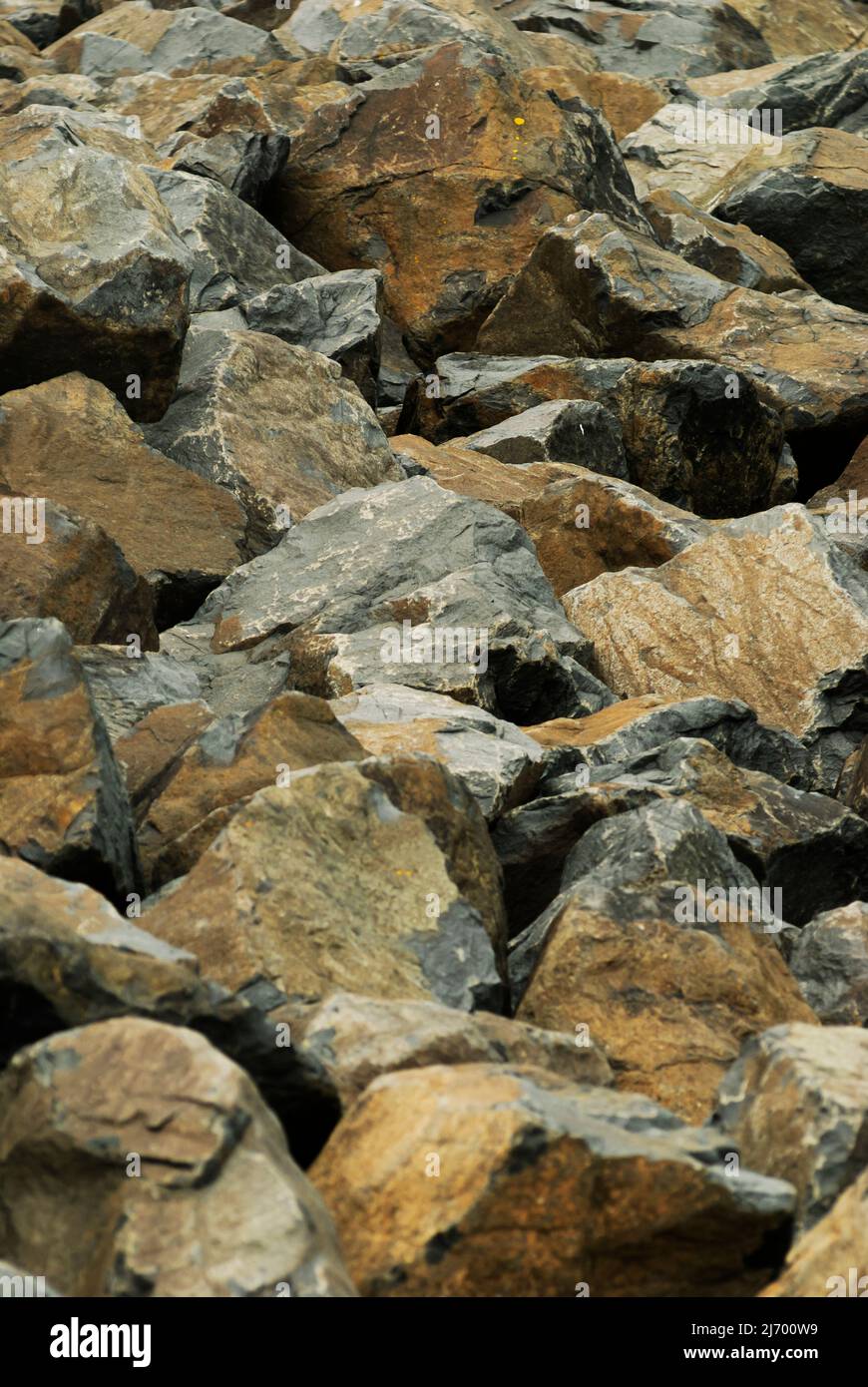 Large boulders and rocks Stock Photo