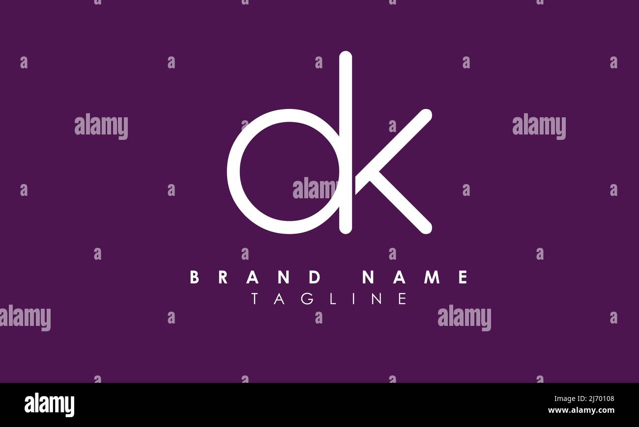 Alphabet letters Initials monogram logo Stock Vector
