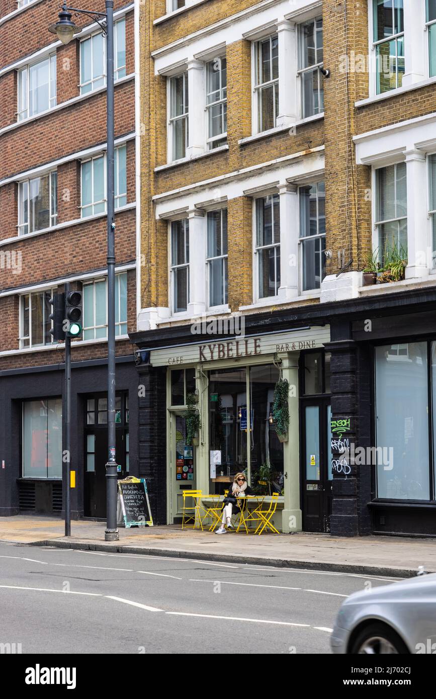 London Lane Market and the City of London Stock Photo - Alamy