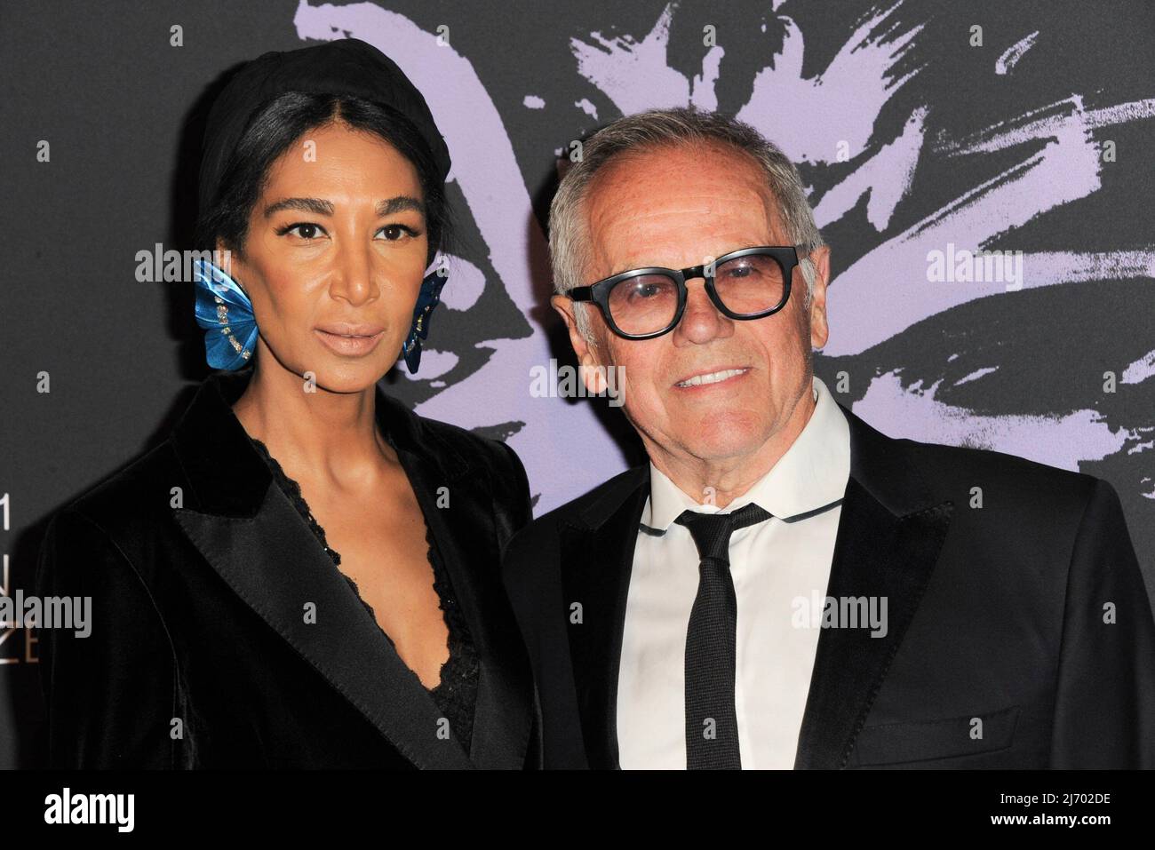 Beverly Hills, CA. 4th May, 2022. Gelila Assefa and Wolfgang Puck at