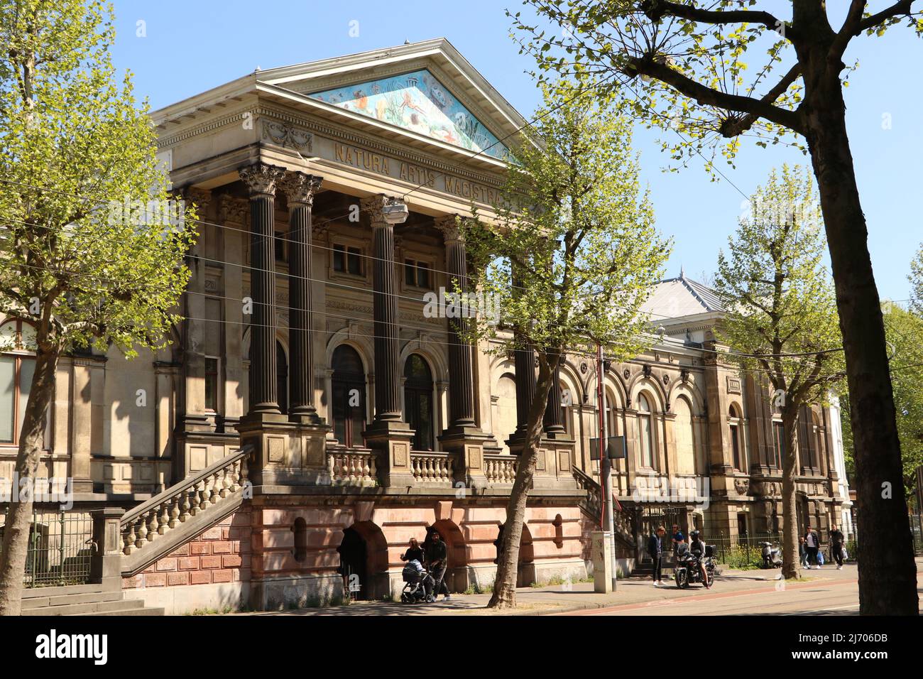 Aquarium building of Artis Zoo in Amsterdam, the Netherlands, May 2022 Stock Photo