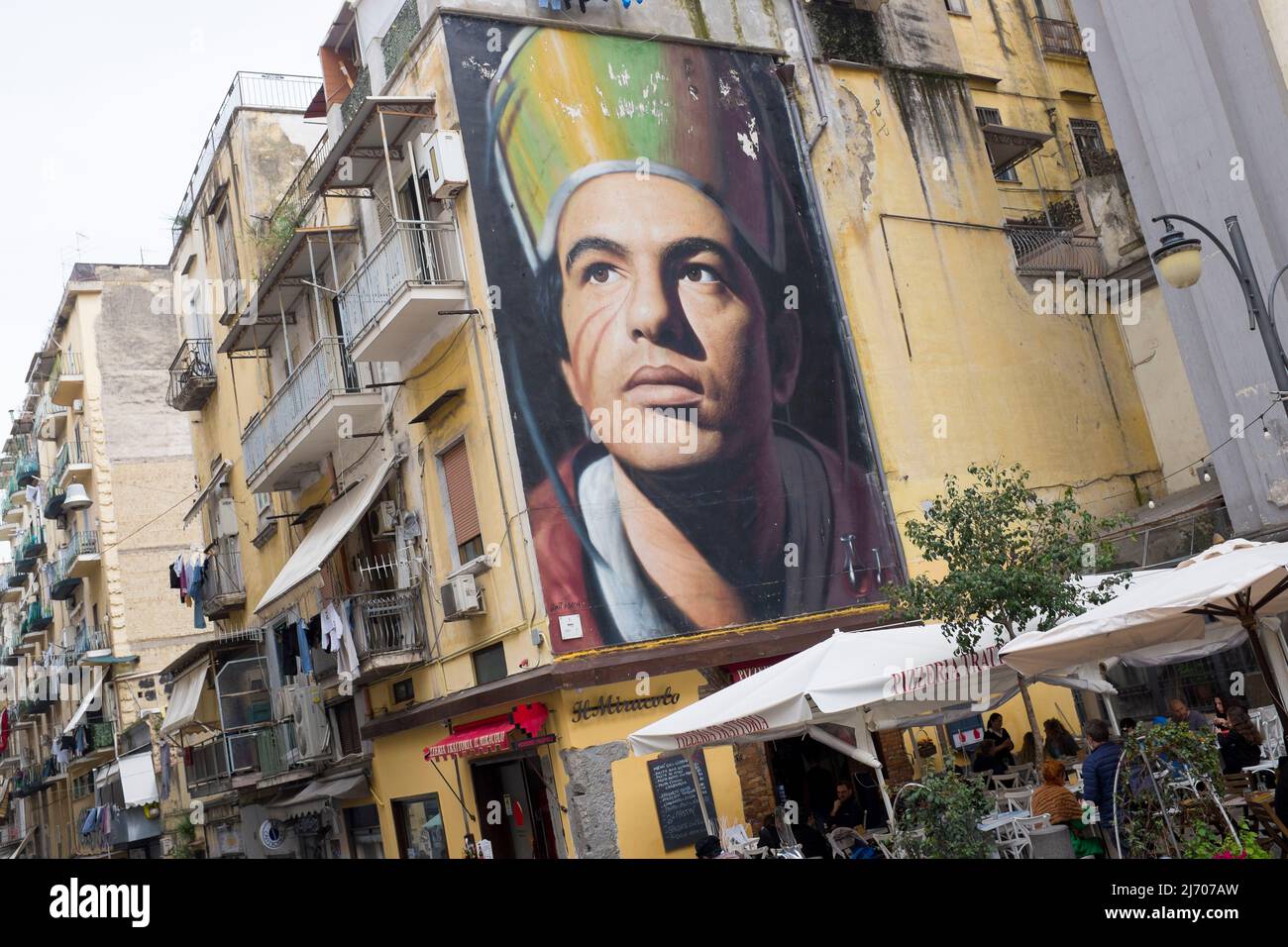 Street Mural by Jorit in Naples Italy Stock Photo Alamy