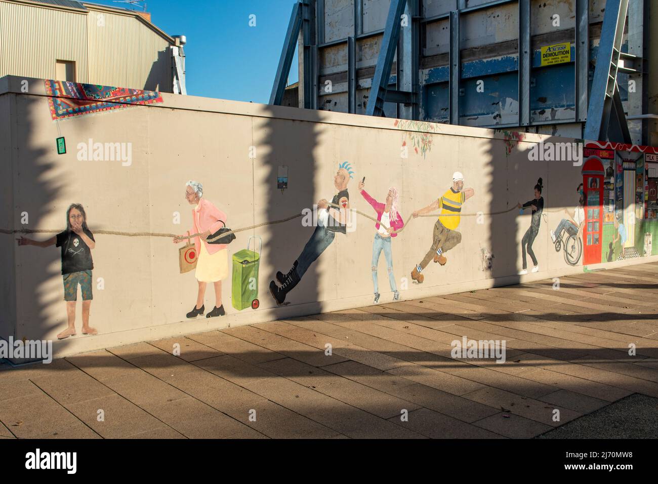Moorabool St Street Art, Geelong, Victoria, Australia Stock Photo Alamy