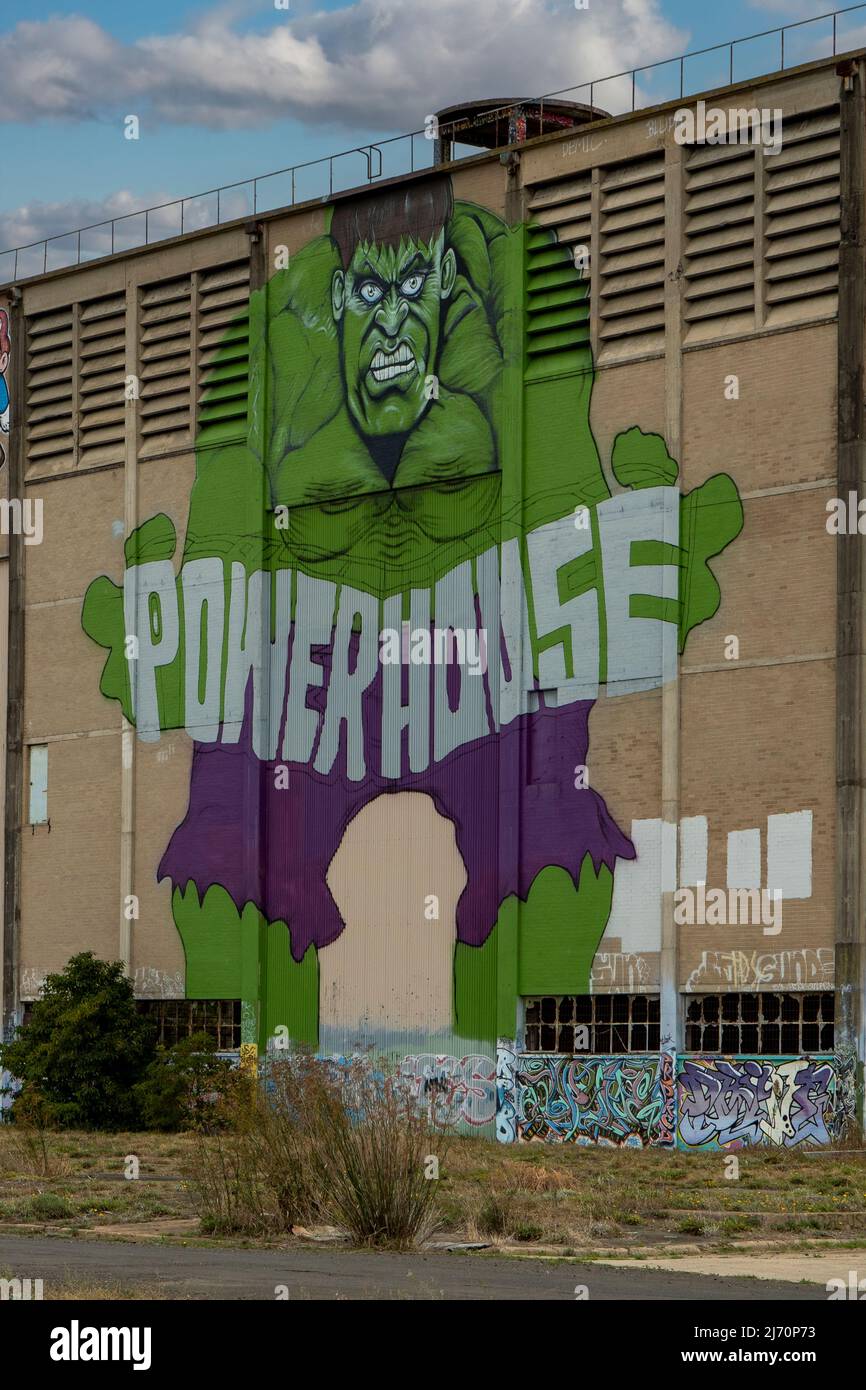 Powerhouse Street Art, Geelong, Victoria, Australia Stock Photo