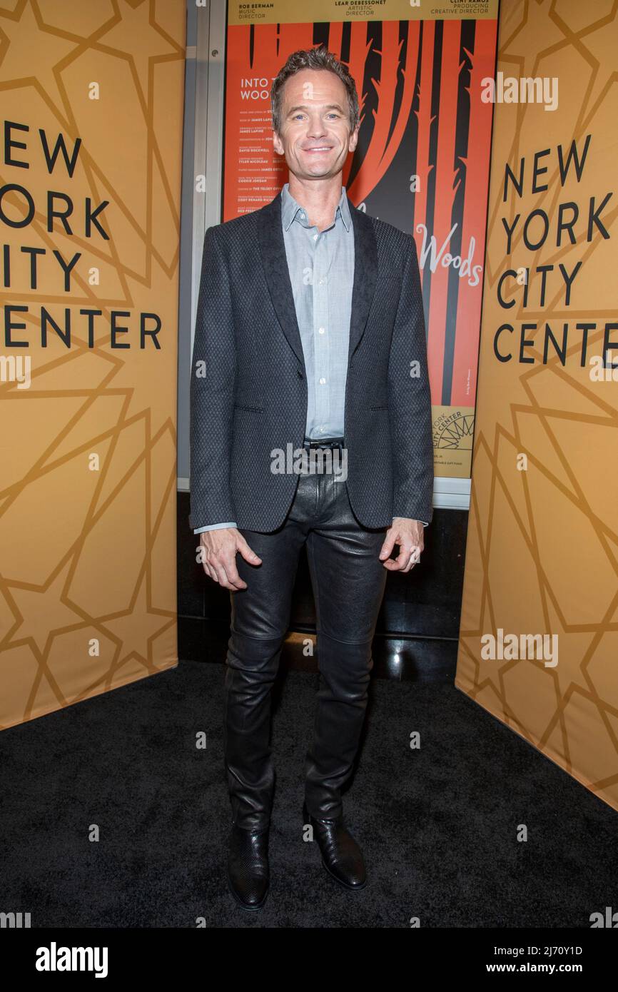 Neil Patrick Harris attends New York City Center Spring Gala Encores! 'Into The Woods' at New York City Center in New York City. Stock Photo