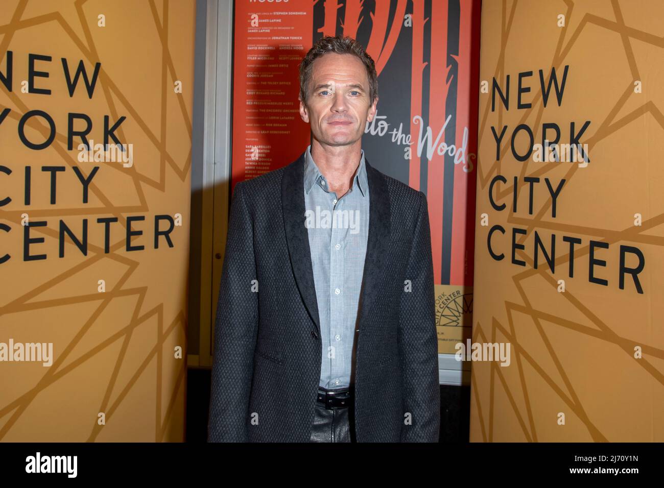 Neil Patrick Harris attends New York City Center Spring Gala Encores! 'Into The Woods' at New York City Center in New York City. Stock Photo