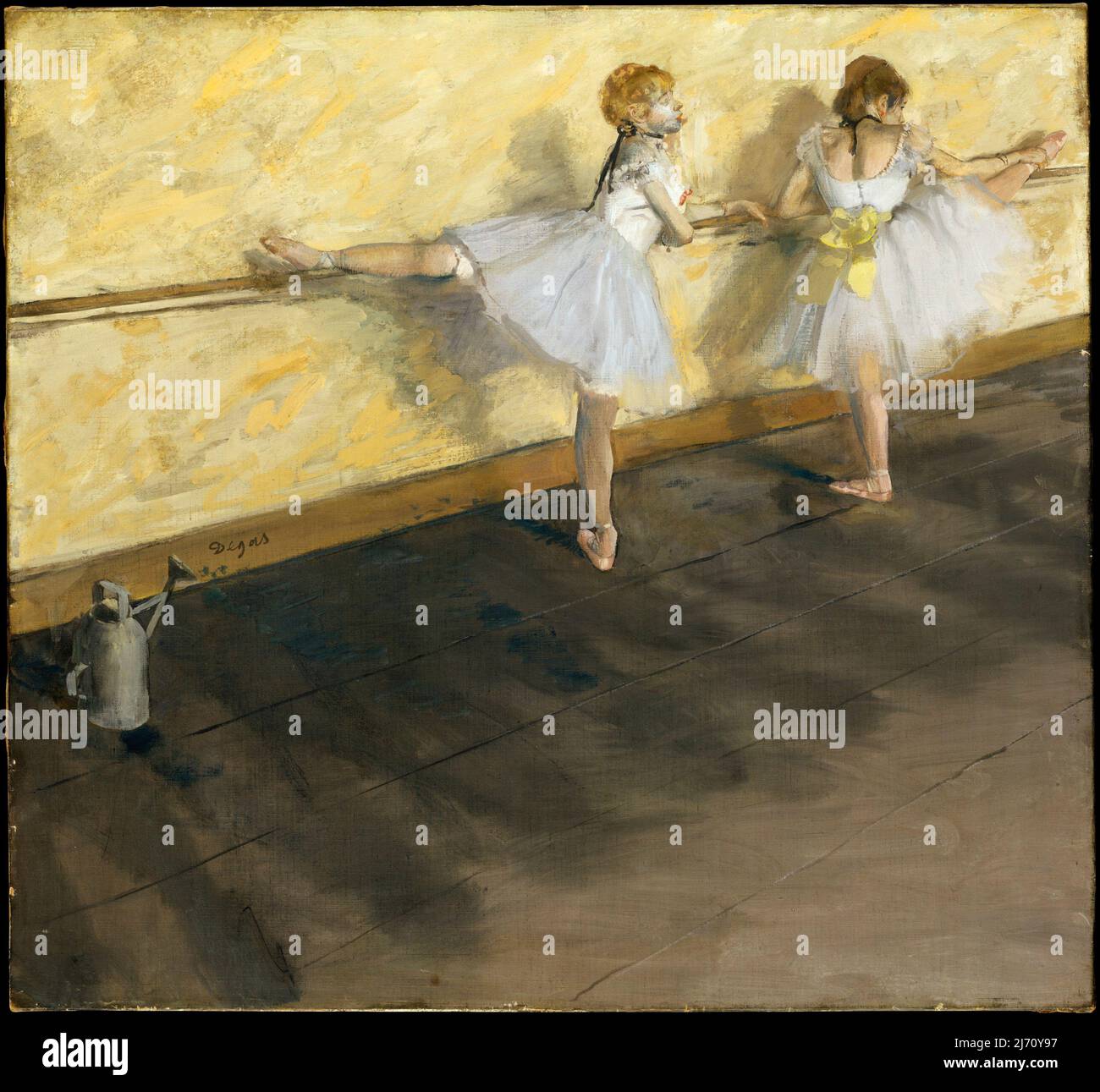Edgar Degas、DANSEUSE A LA BARRE File:Edgar Degas - Dancers at the Barre - Google Art Project