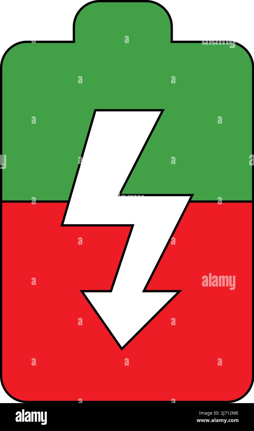 battery charge icon vector illustration Stock Vector