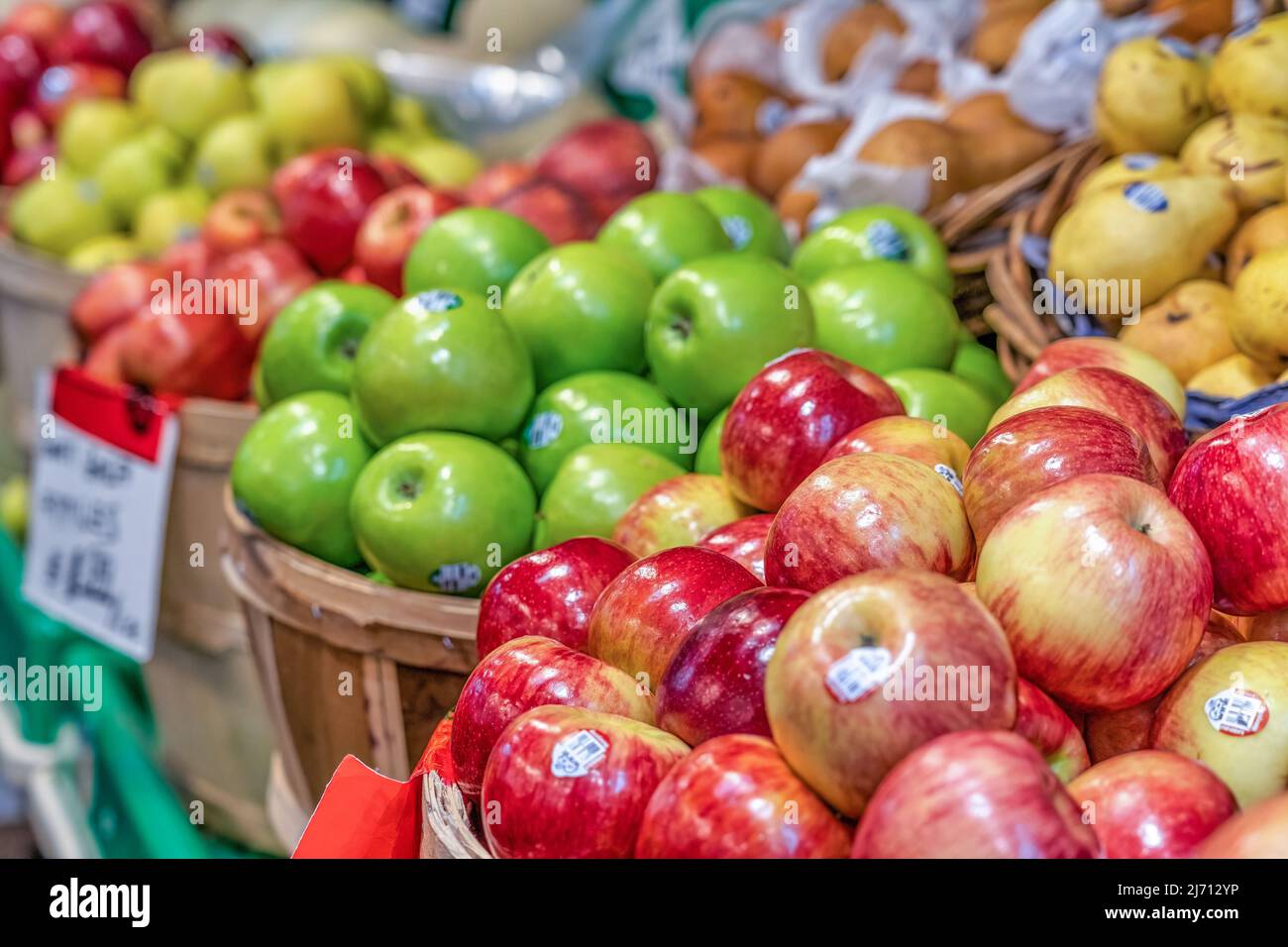 in St. Lawrence Market in Toronto Canada Stock Photo