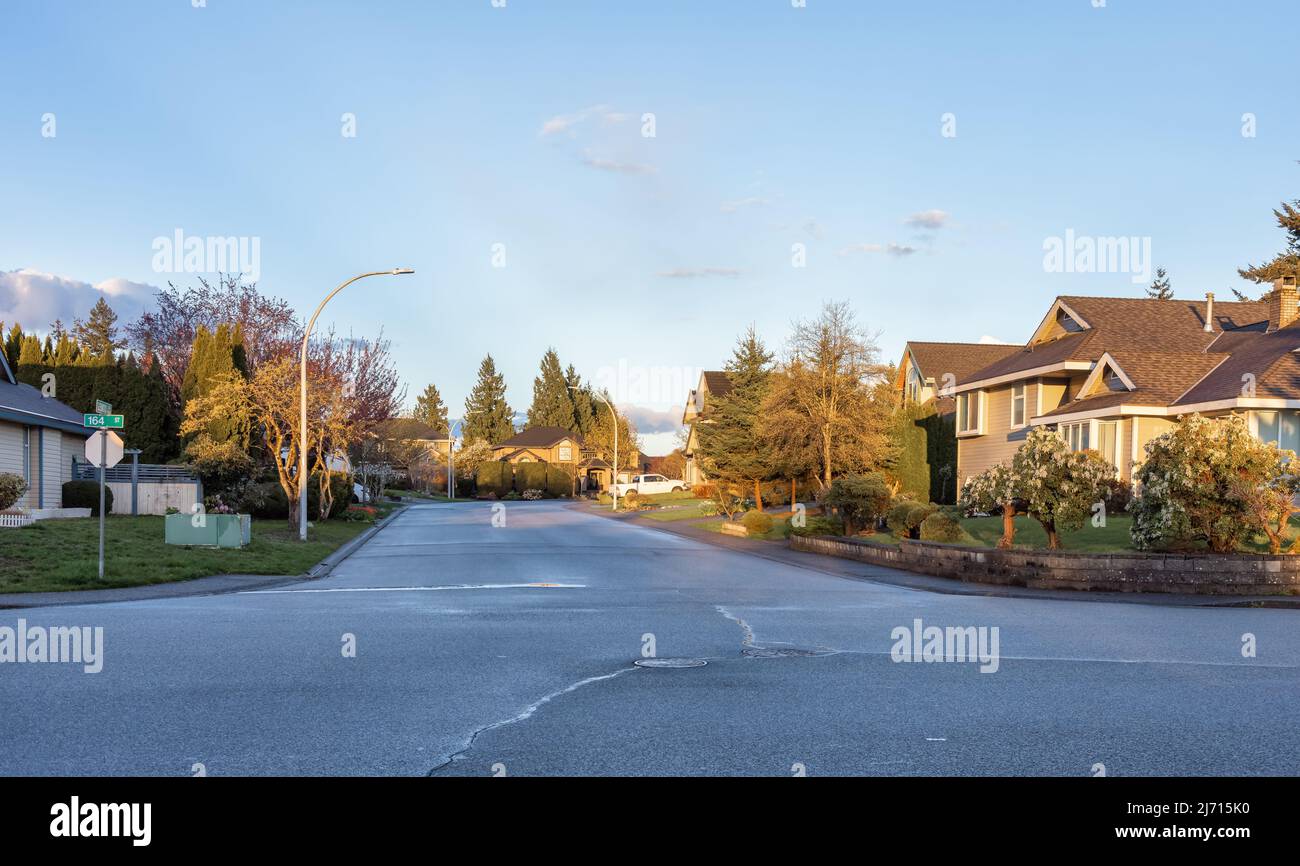 Fraser Heights, Surrey, Greater Vancouver, BC, Canada Stock Photo Alamy
