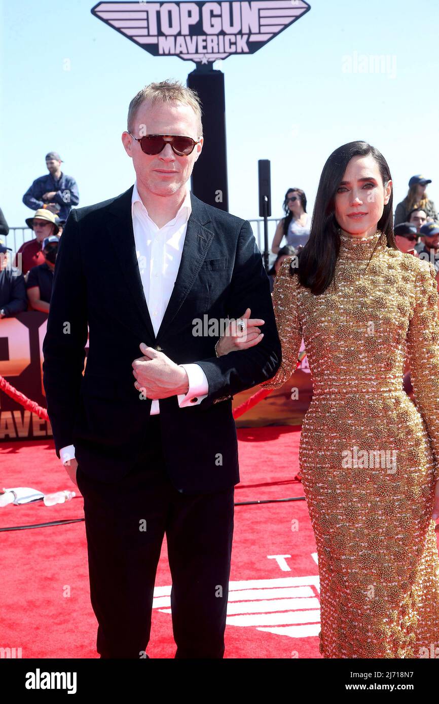 04 May 2022 - San Diego, California - Paul Bettany, Jennifer Connelly. Top  Gun: Maverick Global Premiere held at the USS Midway. Photo Credit:  AdMedia/Sipa USA Stock Photo - Alamy