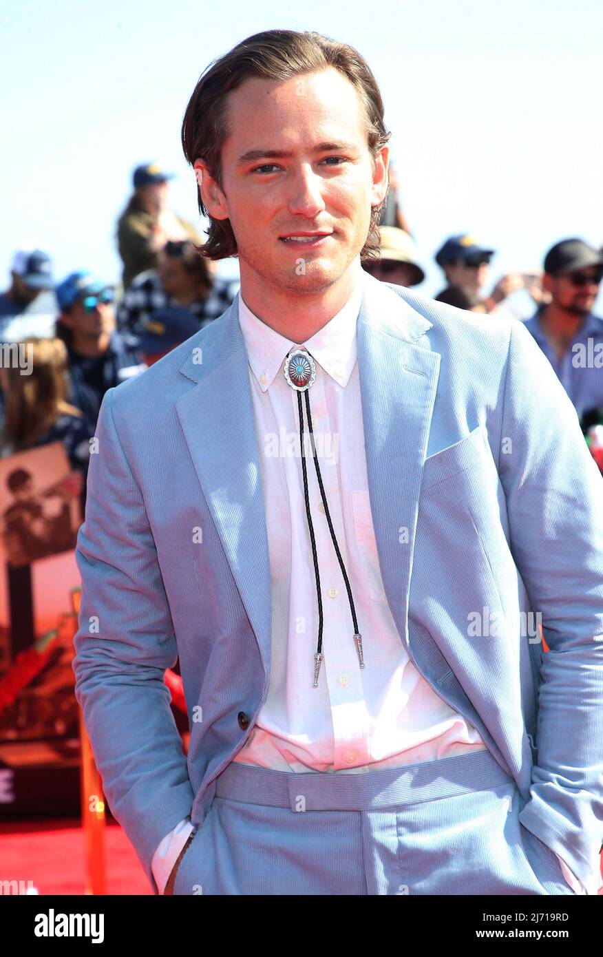 04 May 2022 San Diego, California Lewis Pullman. ''Top Gun