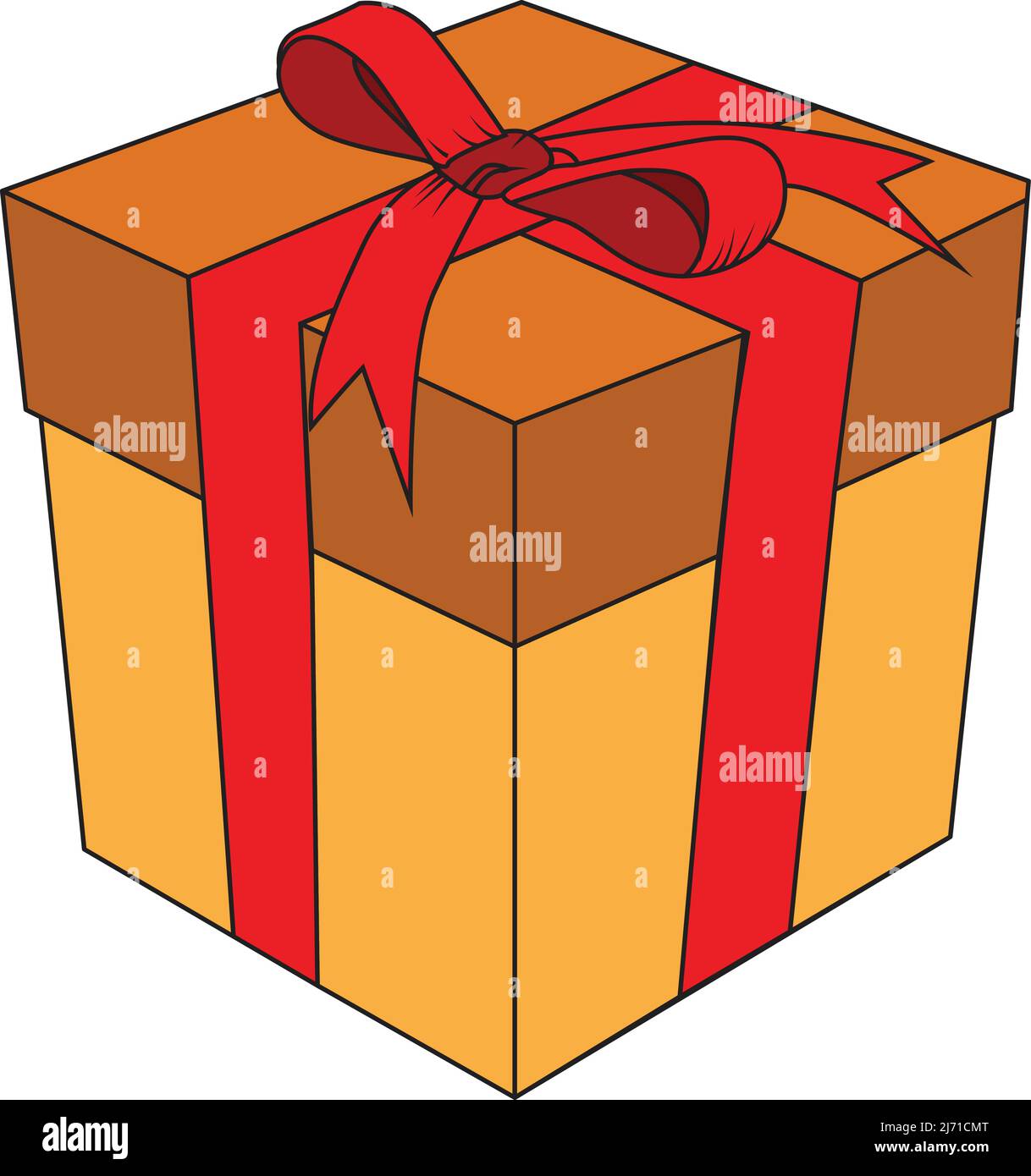 Christmas colors gift box Stock Vector Images - Alamy