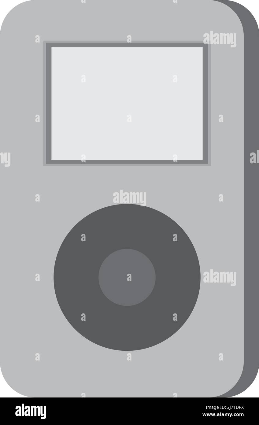 the music player of an icon illustration with white background Stock Vector