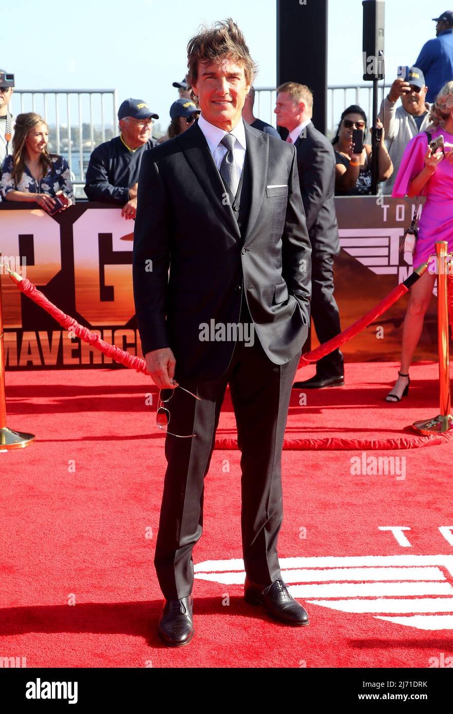 04 May 2022 San Diego, California Tom Cruise. "Top Gun Maverick