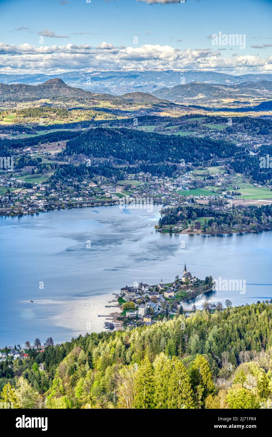 Worthersee Lake, Austria Stock Photo Alamy