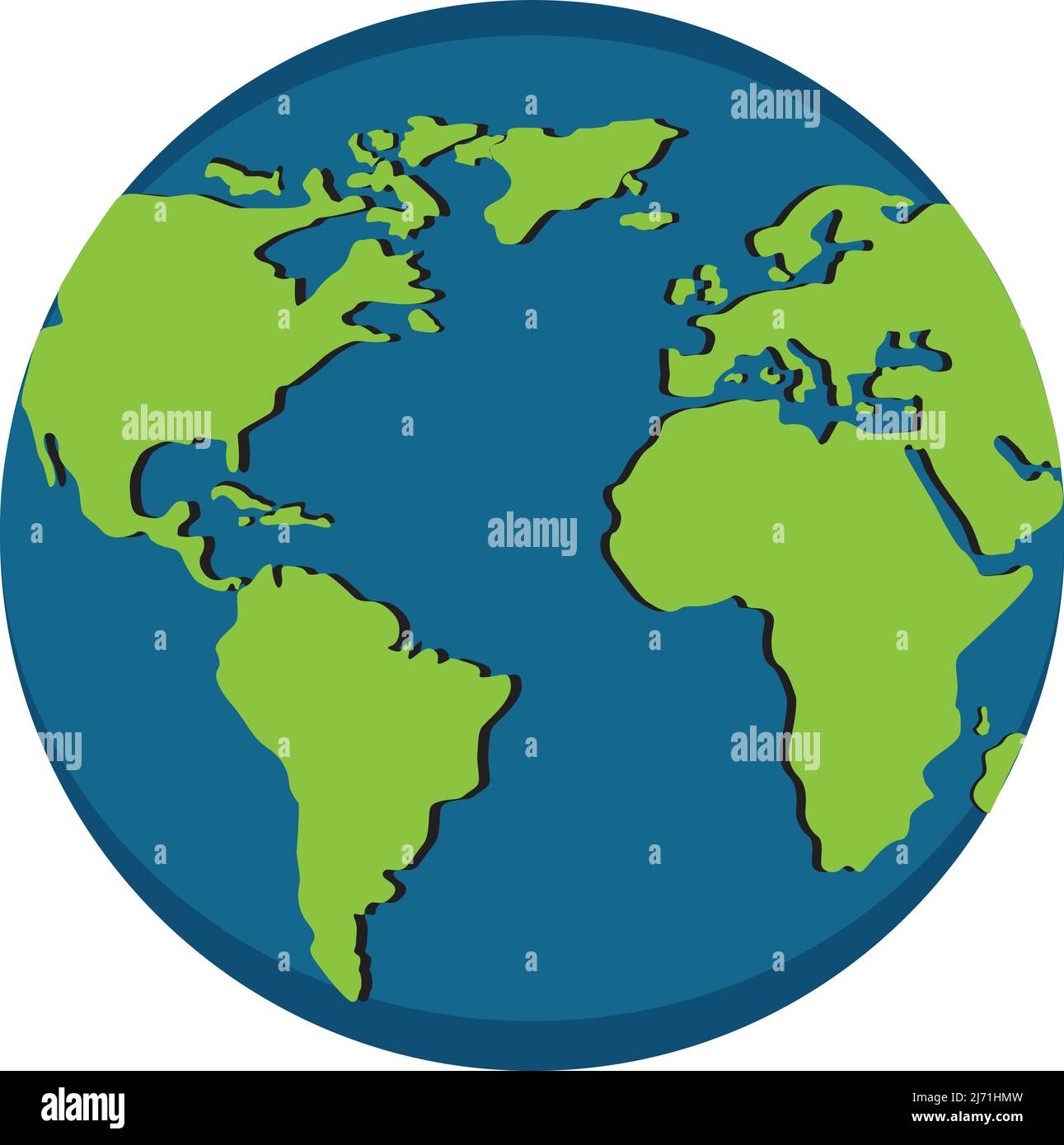 world map or globe. with white background Stock Vector Image & Art - Alamy