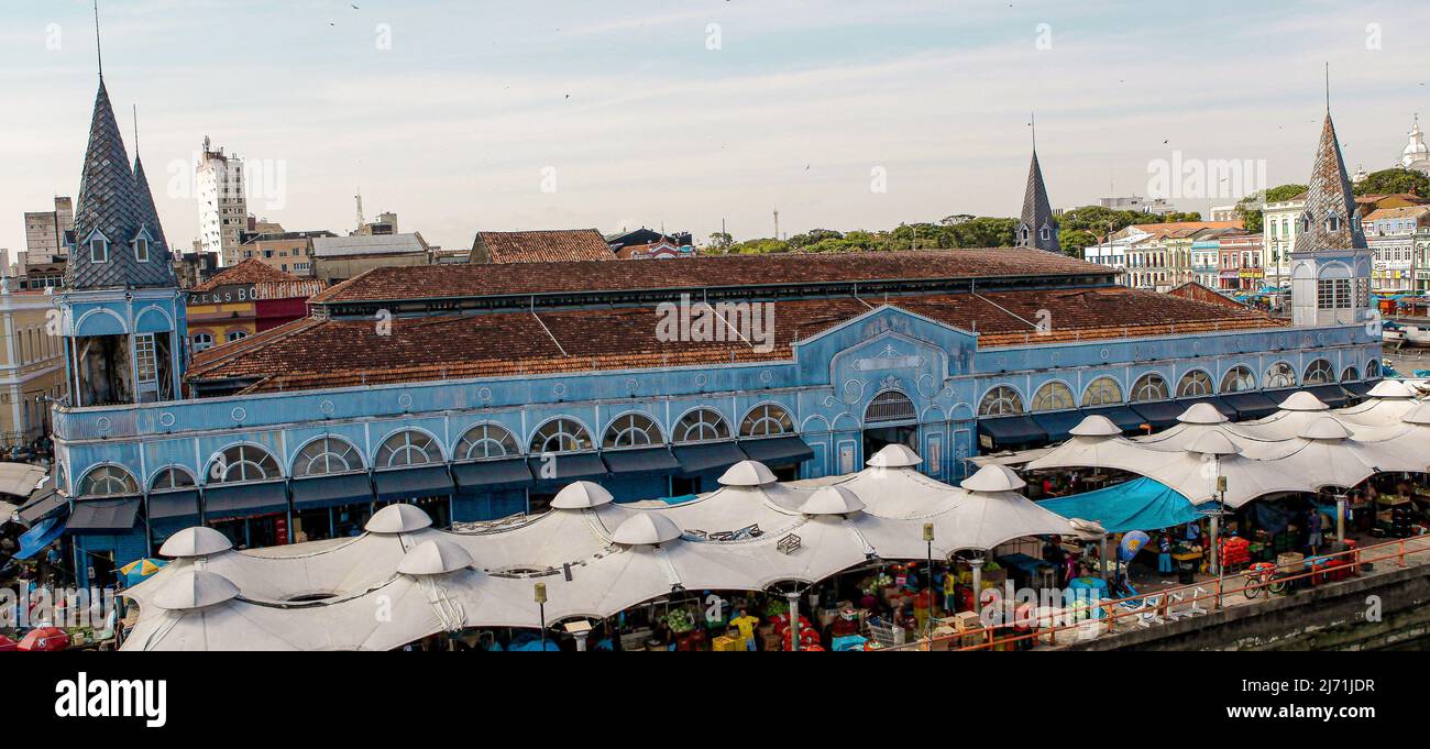 Ver-o-Peso Market, landmark of Belém do Pará, Amazon Region, Brazil. Stock Photo