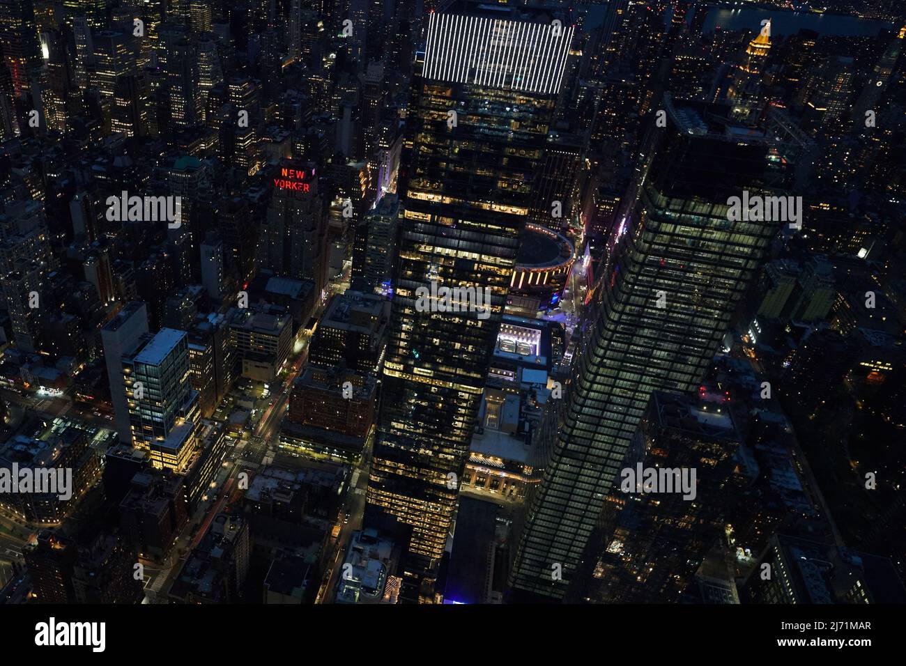 Stunning early evening view from the top of The Edge building in