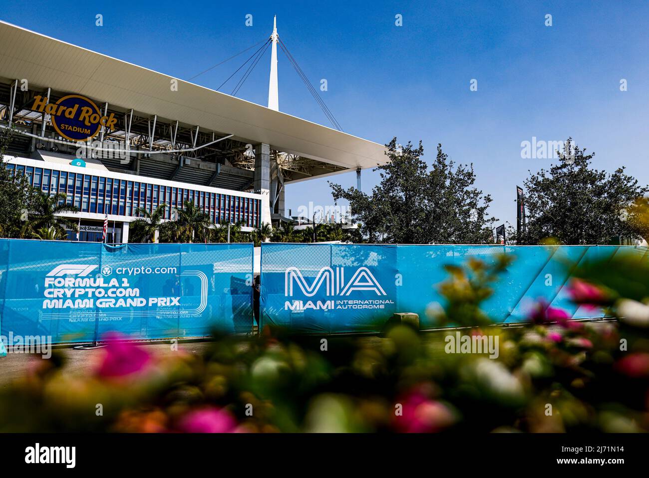 Ambiance Hard Rock Stadium during the Formula 1 Crypto.com Miami Grand Prix  2022, 5th round of the 2022 FIA Formula One World Championship, on the Miami  International Autodrome, from May 6 to