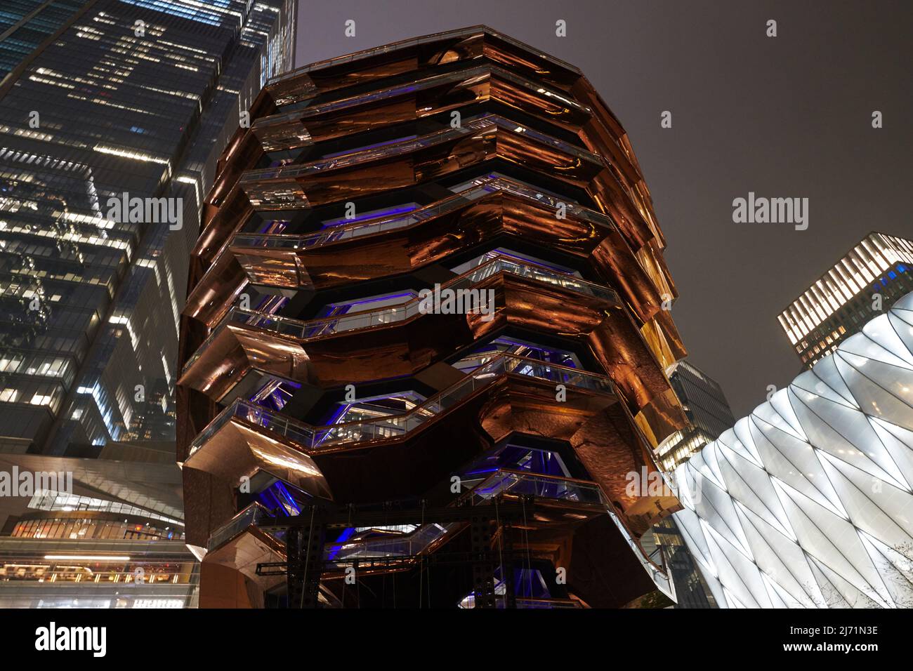 The Vessel building in Manhattan New York Stock Photo Alamy
