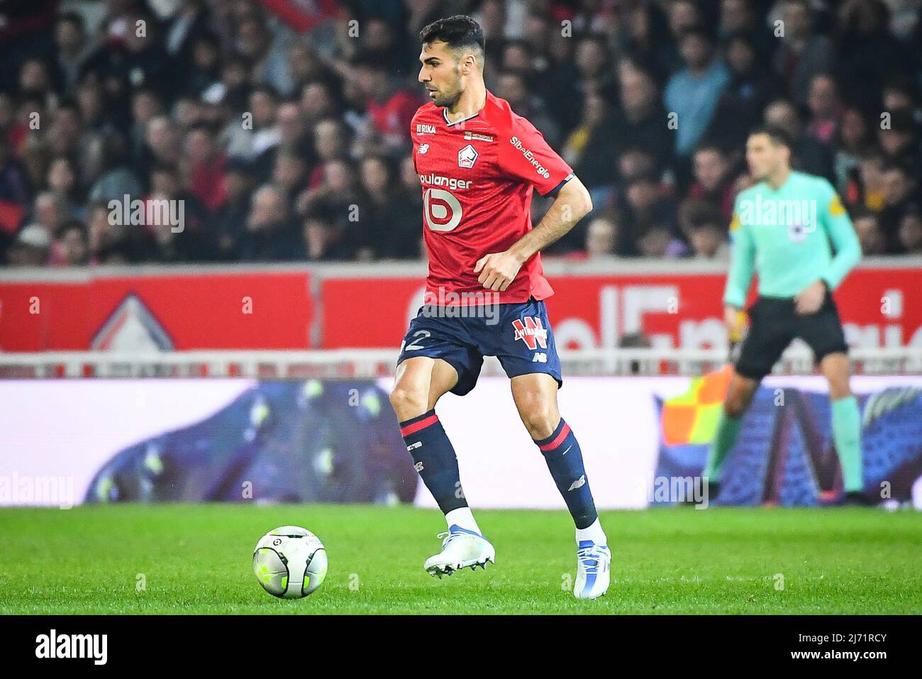 Genoa, Italy, 16th January 2023. George Puskas of Genoa CFC reacts during  the Serie B match at Luigi Ferraris, Genoa. Picture credit should read:  Jonathan Moscrop / Sportimage Stock Photo - Alamy