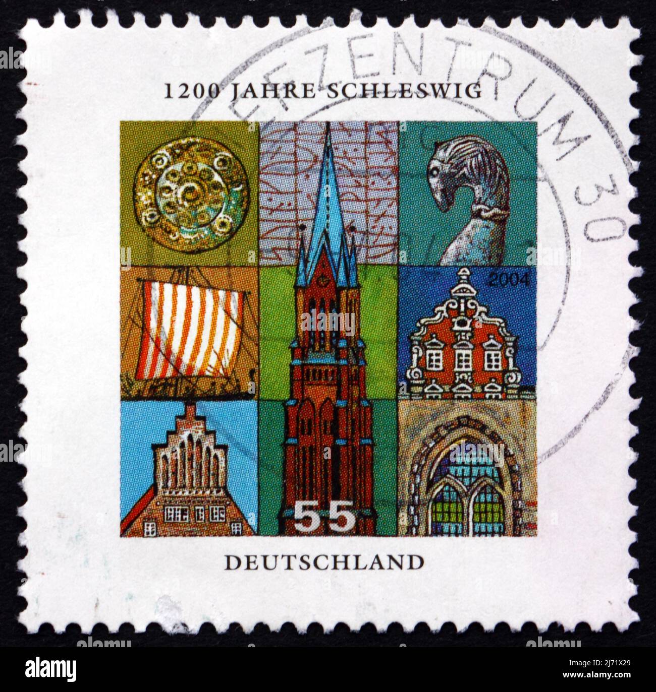GERMANY - CIRCA 2004: a stamp printed in the Germany shows German ...