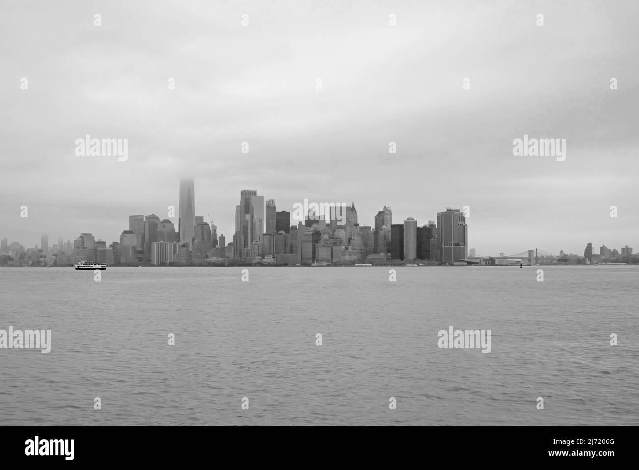 The world famous Manhattan skyline in New York City Stock Photo - Alamy