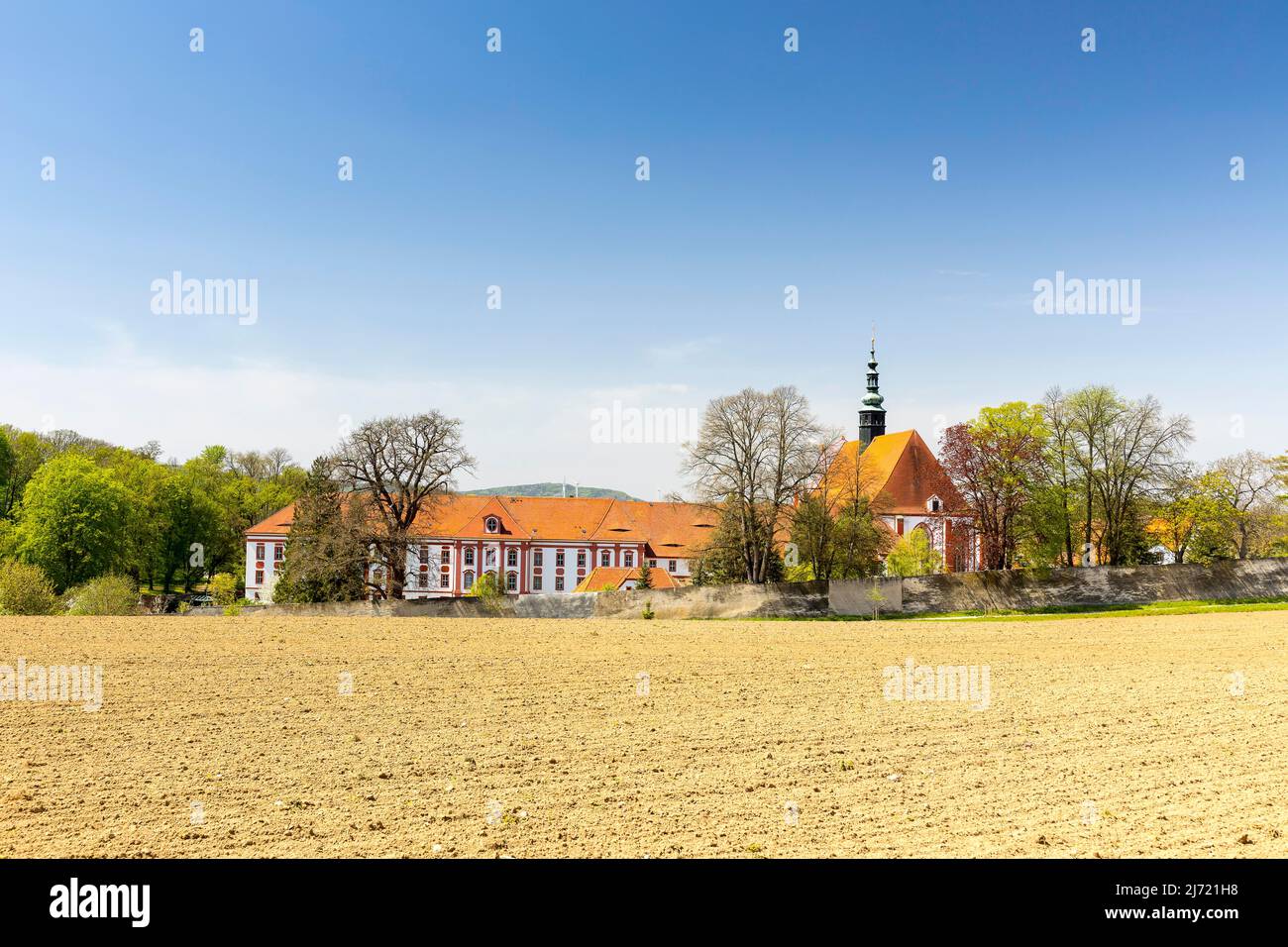 Aussenansicht Kloster St. Marienstern in Panschwitz-Kuckau, Lausitz, Sachsen, Deutschland Stock Photo