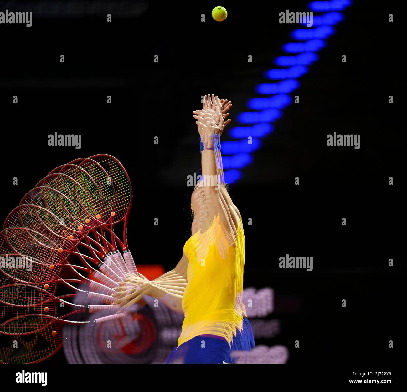 Feature, Mehrfachbelichtung, Bewegungsstudie, Multishot, Porsche Tennis