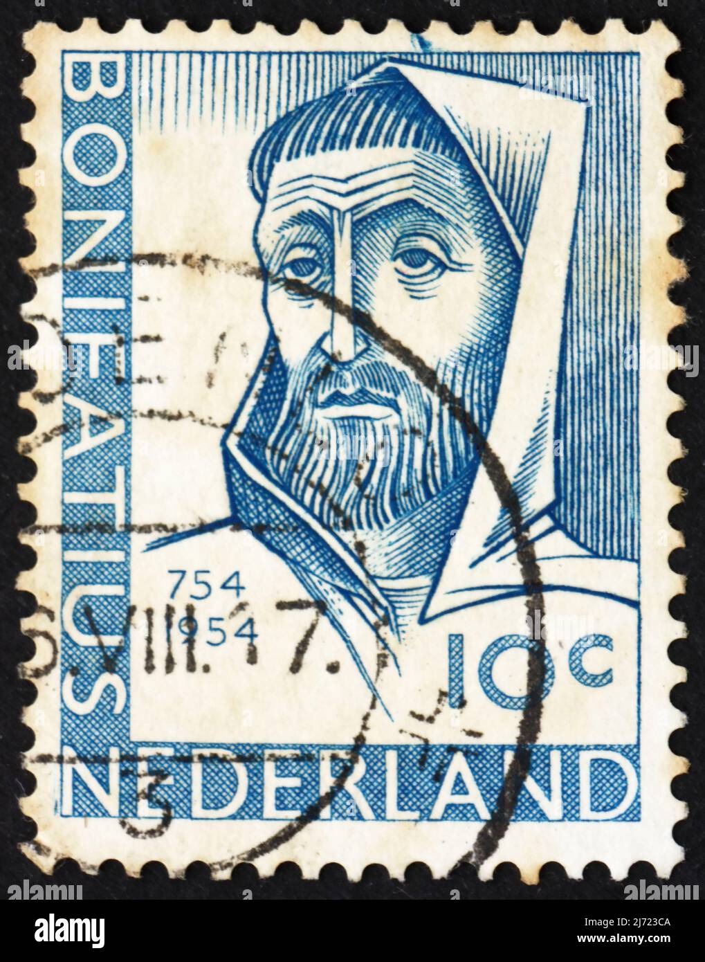 NETHERLANDS CIRCA 1954 a stamp printed in the Netherlands shows St