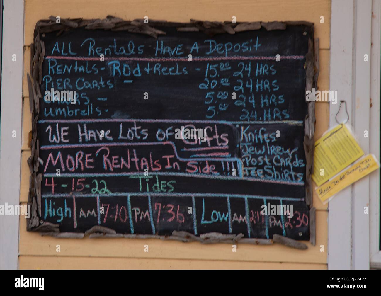 Store sign chalkboard Stock Photo Alamy