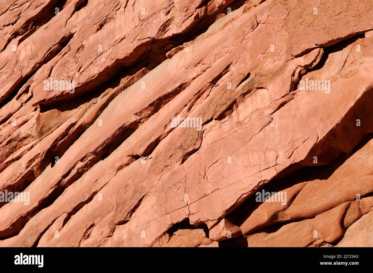 Sandstone rock formation Stock Photo