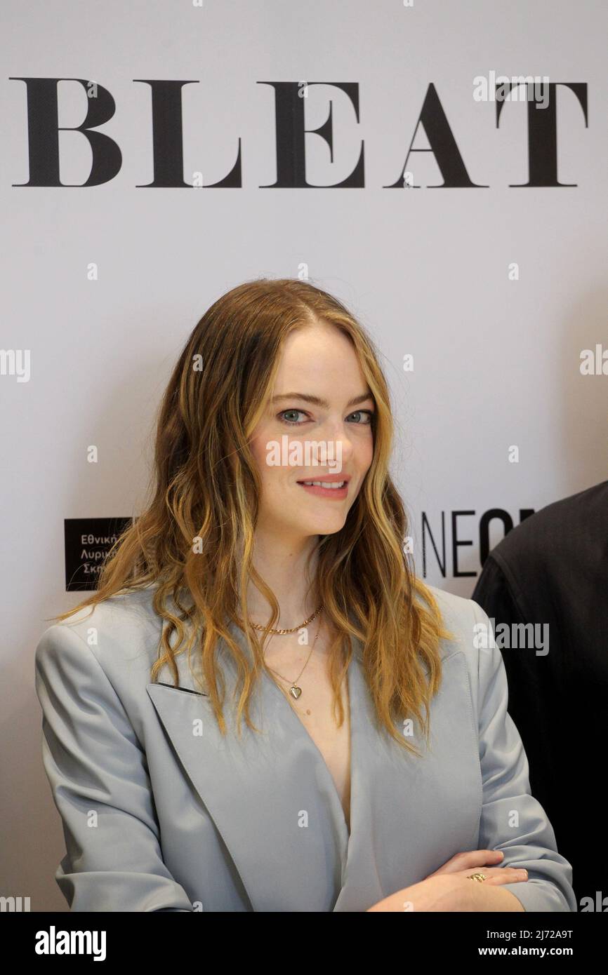 May 5, 2022, Athens, Greece: Actress Emma Stone, arrives for the