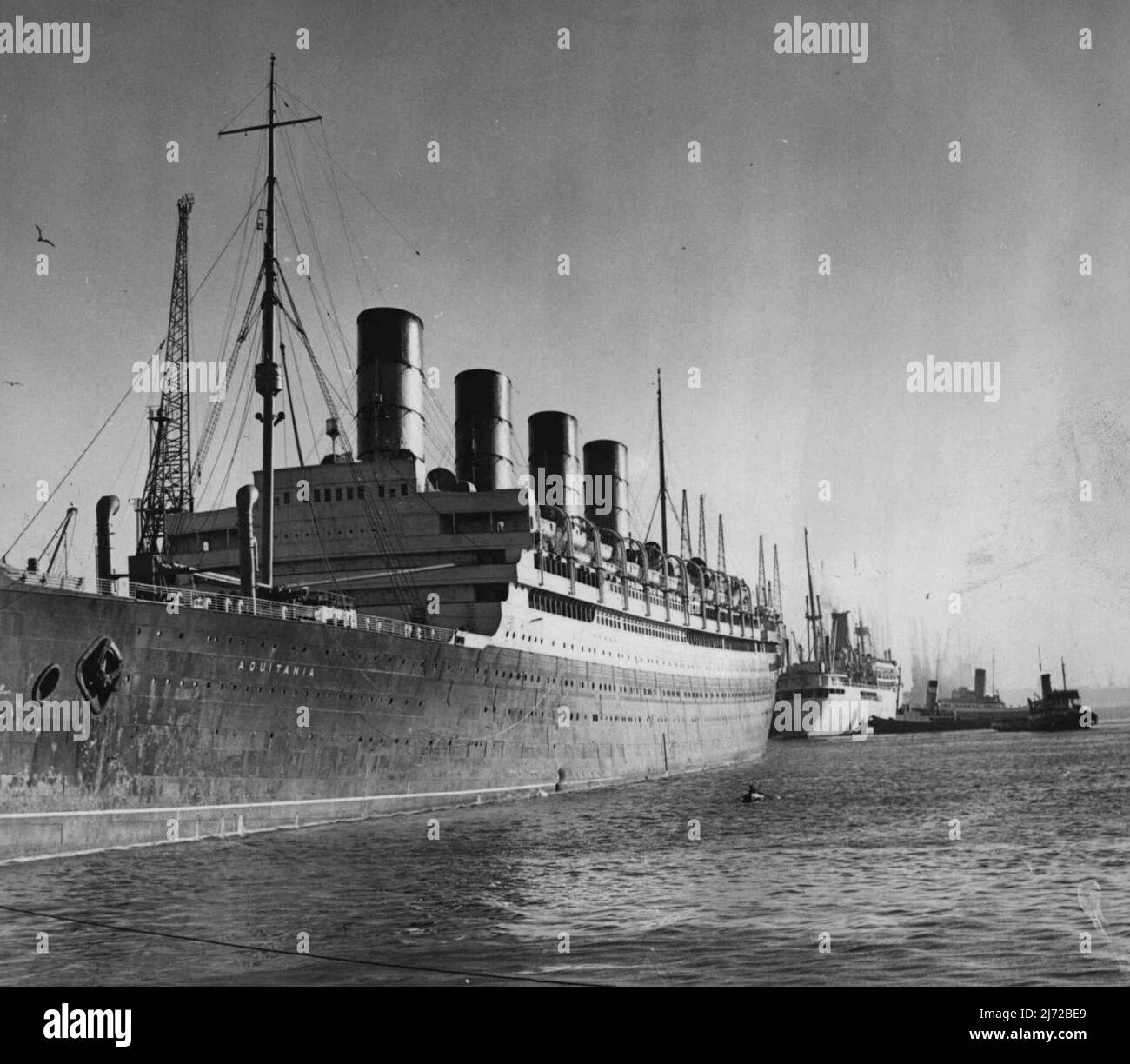 Aquitania &ndash; To Be Broken Up &ndash; &lsquo;Lies In State&rsquo; At Southampton 