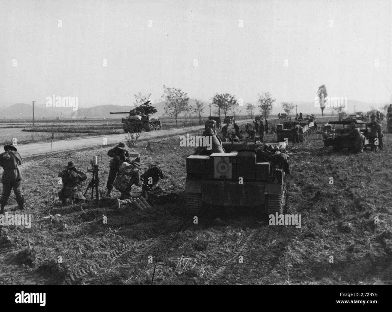 Members of the 3rd Battalion, Royal Australian regiment, engaging the ...