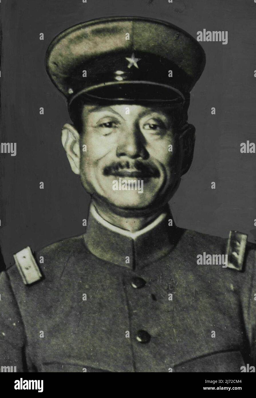 General Iwane Matsui who is in ***** the Japanese forces in Shanghai. September 1, 1937. (Photo by Universal Pictorial & Agency). Stock Photo