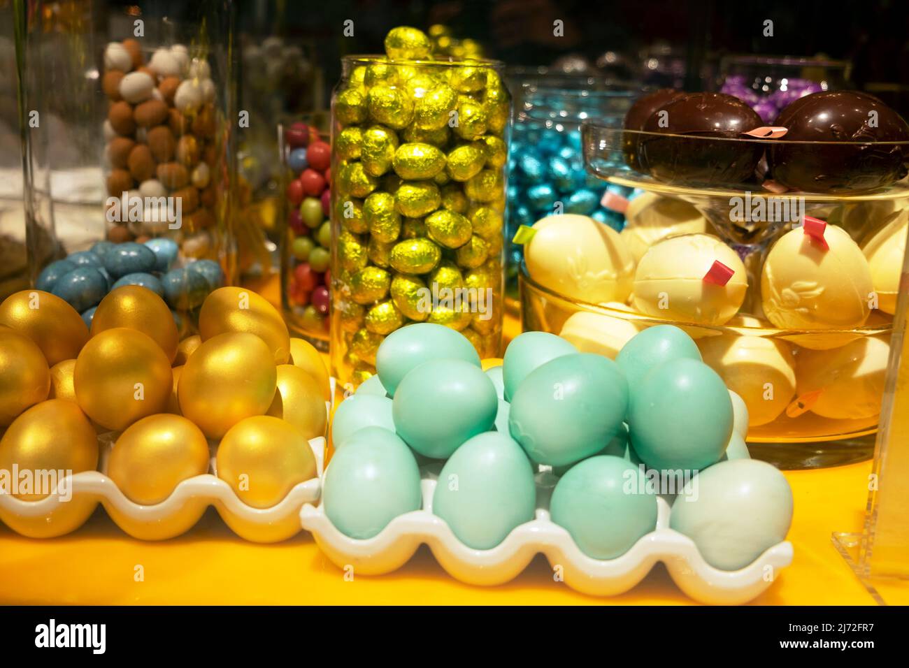 Fortnum & Mason store interior inside at Easter 2022 in Piccadilly West London W1A UK England  KATHY DEWITT Stock Photo