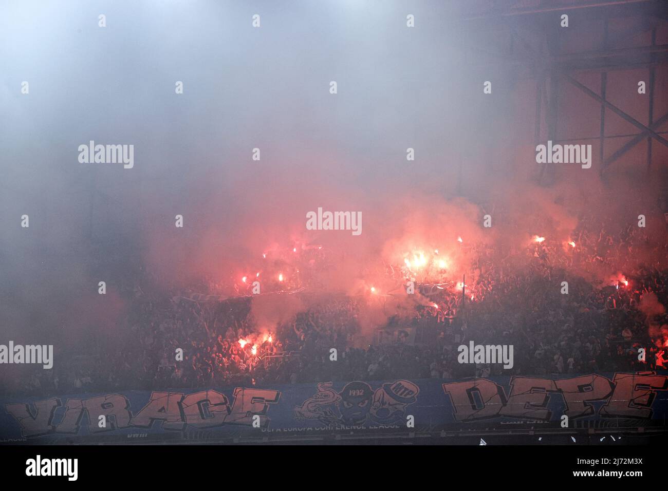 Stade Velodrome Em Marselha, França Fotografia Editorial - Imagem