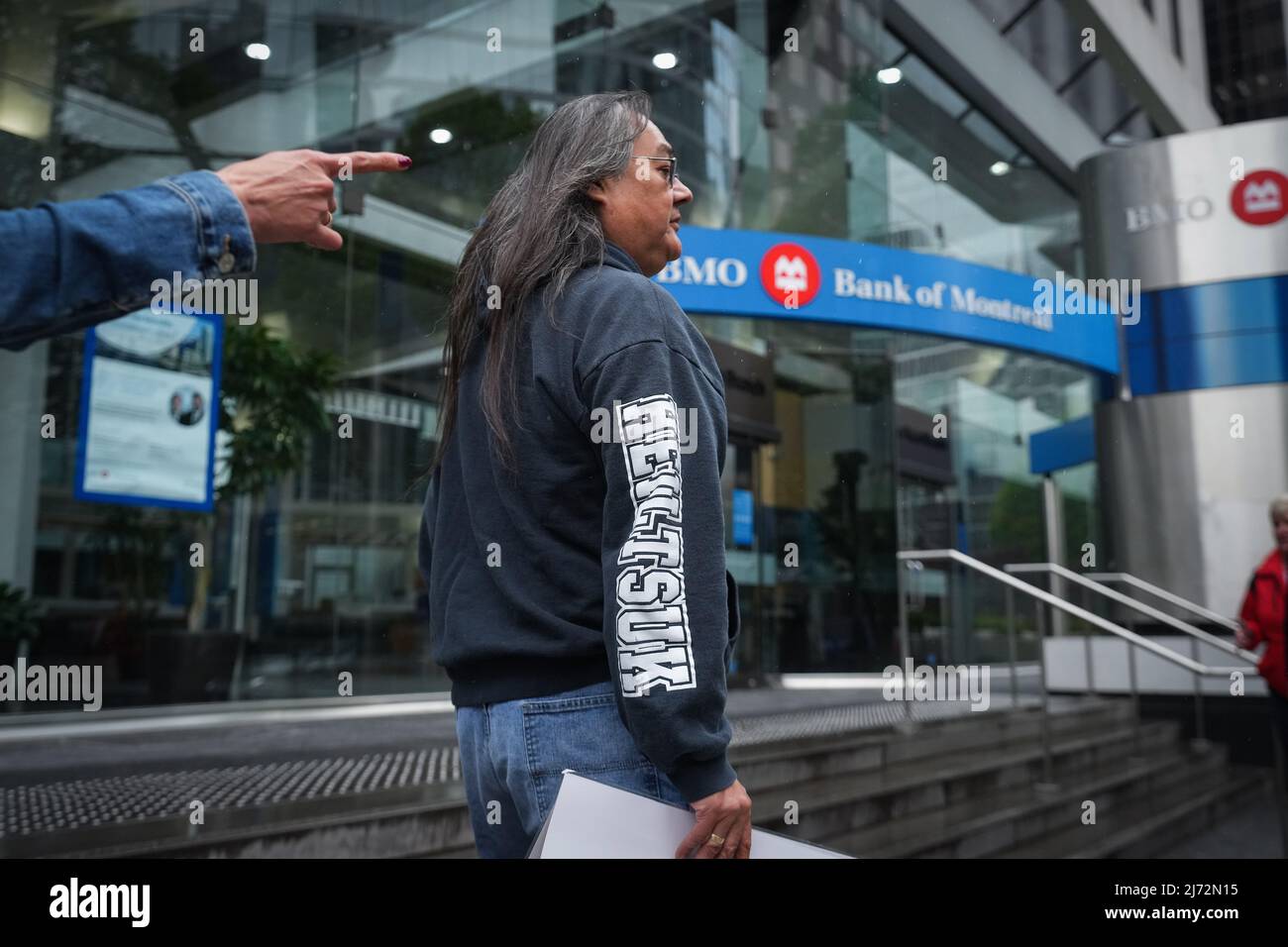 Maxwell Johnson, a Heiltsuk First Nation member who was arrested alongside his 14yearold