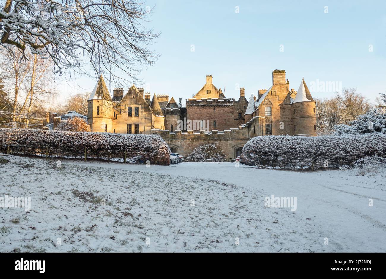 Dalziel House, Motherwell, Lanarkshire Stock Photo