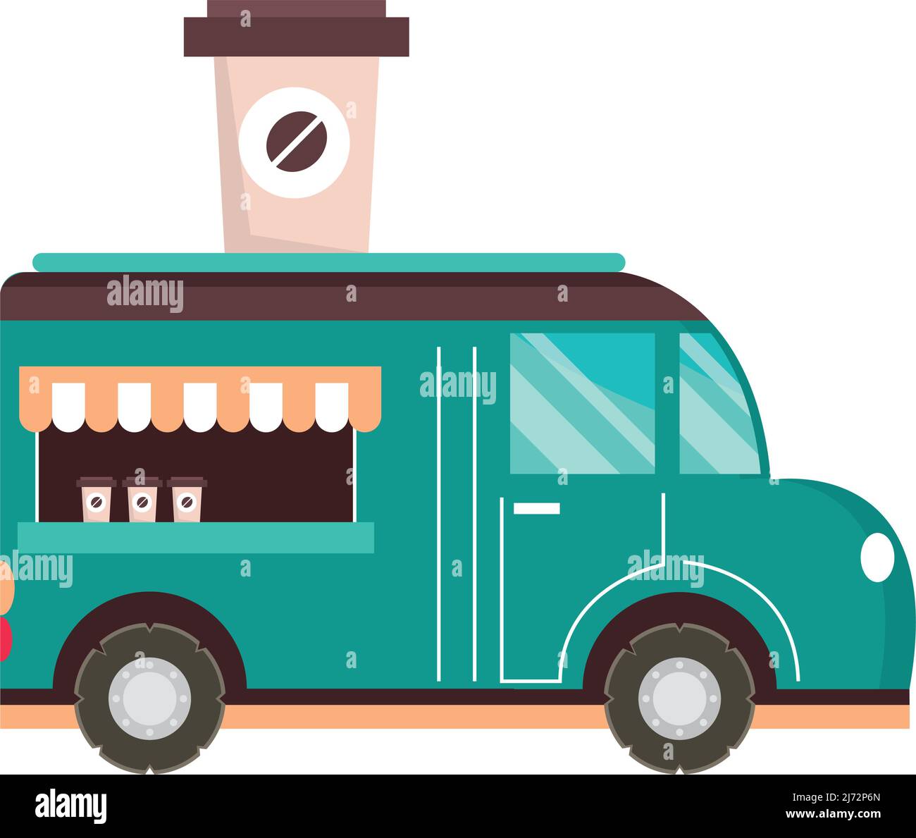 street coffee truck Stock Vector Image & Art Alamy