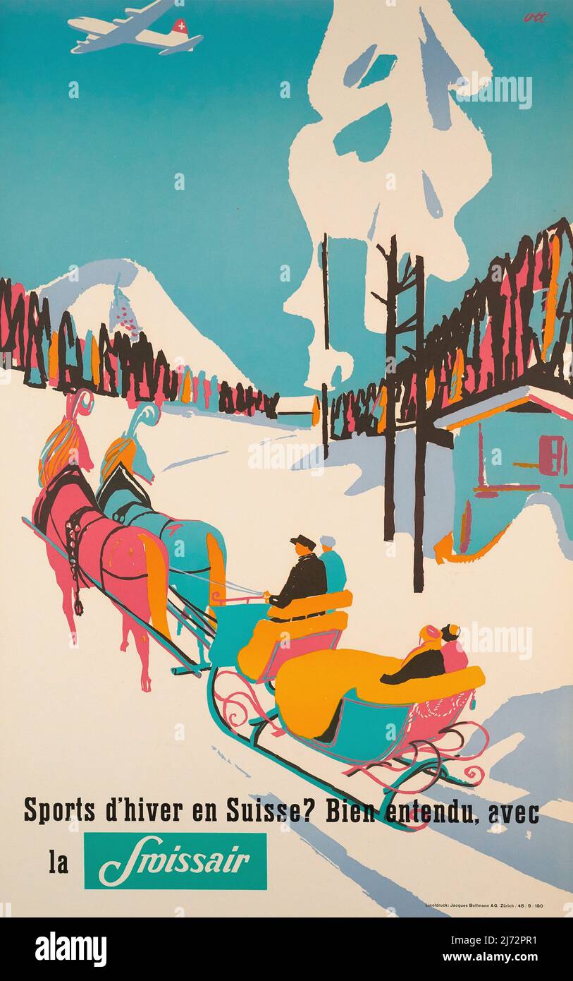 SPORT CANOTS GENèVE 1938 Rama-POSTER HQ 40x60cm d'une AFFICHE VINTAGE
