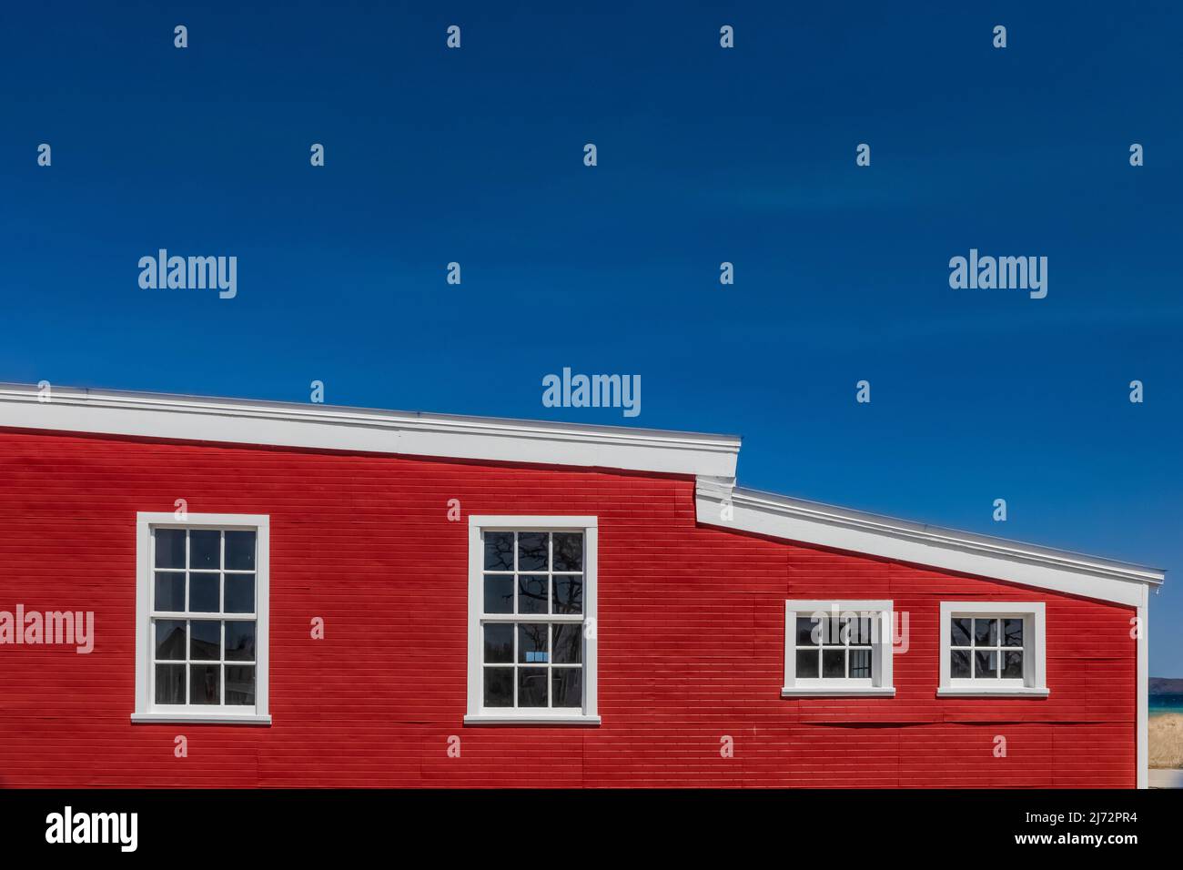 Glen Haven Canning Co. cannery in Glen Haven Village, a historic town