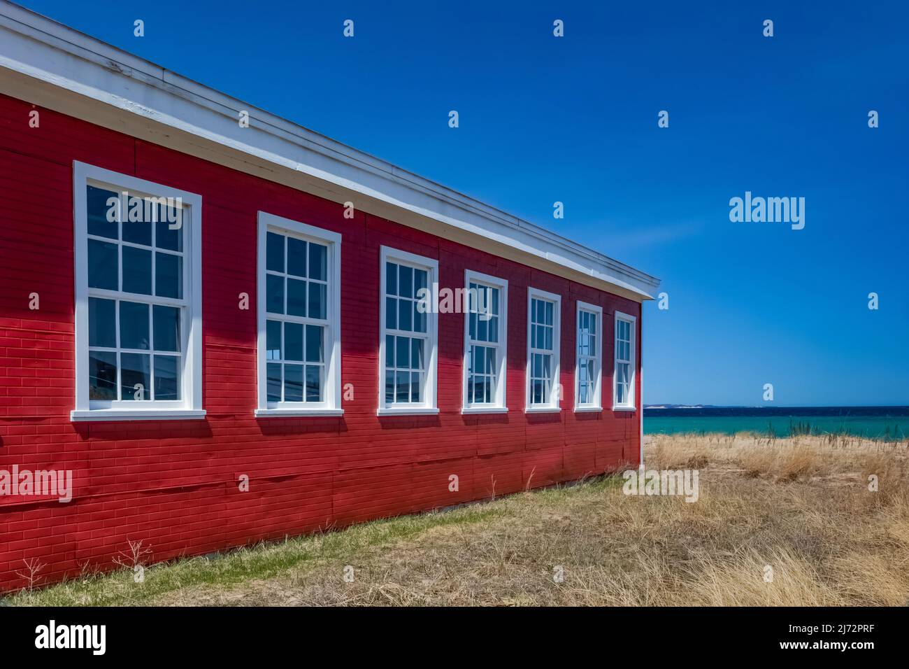 Glen Haven Canning Co. cannery in Glen Haven Village, a historic town